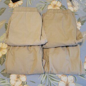 Lot of 4 - Old Navy Boys XXL 18 Jogger & Straight Built in Flex Pants Bundle Set